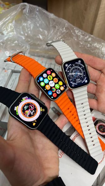 Смарт годинник Smart Watch 8+ Ultra 49мм Orange 1026 фото