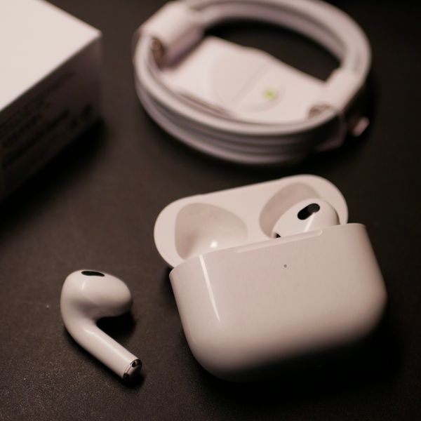 Навушники AirPods 3 оригінальний мікрофон (Люкс Копія 1:1) 1012 фото