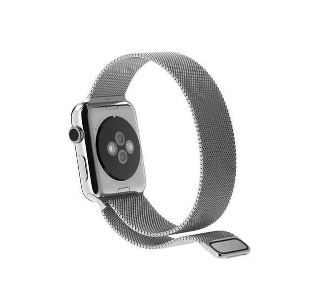 Ремінець Milanese Loop для Apple Watch 42 / 44mm Silver 2227963412 фото
