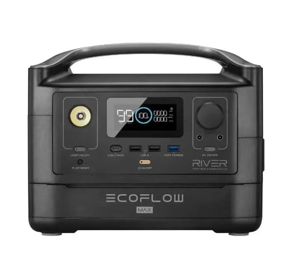 Портативная зарядная станция EcoFlow RIVER Pro (720 Wh), Электростанция для дома с фонариком ручным EcoFlow RIVER Pro с фонариком фото