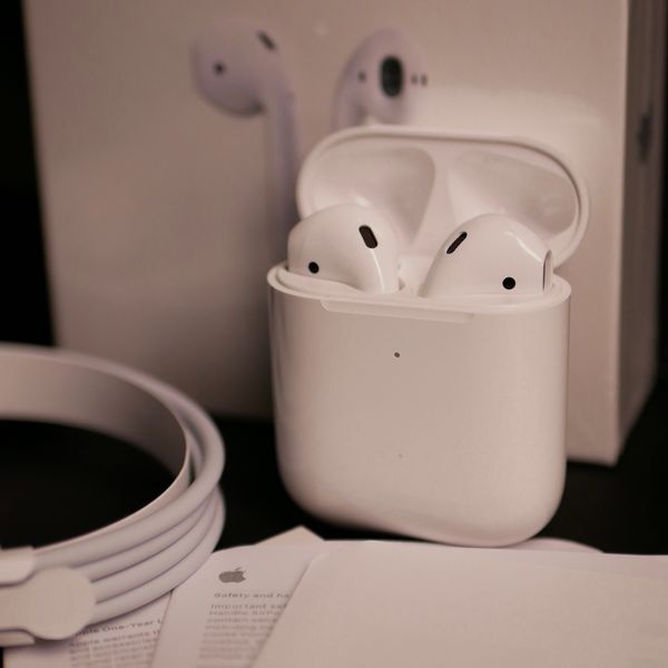 Навушники AirPods 2 з оригінальним мікрофоном (Копія 1:1) 1013 фото