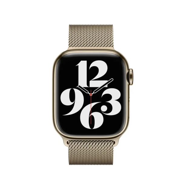 Ремінець Milanese Loop для Apple Watch 42/44/45/49 mm Gold 2227990836 фото