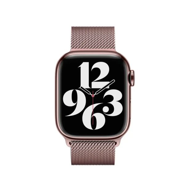 Ремінець Milanese Loop для Apple Watch 42/44/45/49 mm Rose Gold 2227991439 фото
