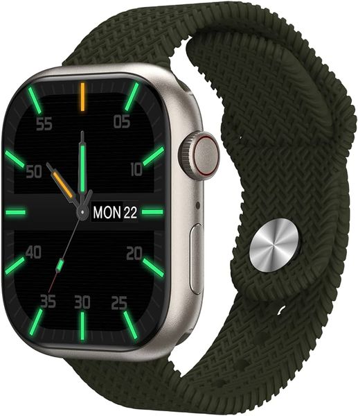 Смарт-годинник Smart Watch 9S AMOLED 45мм Green 1007 фото