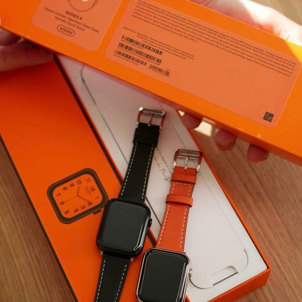 Смарт-годинник Smart Watch 8S Hermes 45mm Чорний 1030 фото