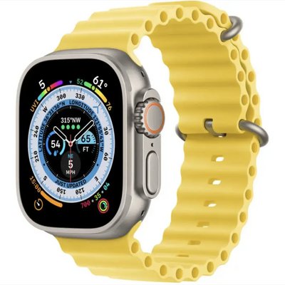 Ремінець Ocean Band для Apple Watch 42/44/45/49 mm Yellow 2228061050 фото