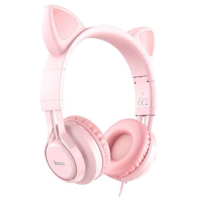 Дротові Дитячі навушники Рожеві 1117 фото