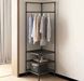 Кутова вішалка в передпокій з підставкою для взуття Corner coat rack 8090 фото 1