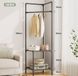 Кутова вішалка в передпокій з підставкою для взуття Corner coat rack 8090 фото 2